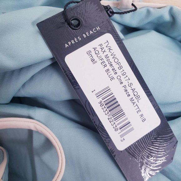 NWT Tavik x ANTHRO Aqua Classic Cheeky One Piece S - Picture 5 of 13